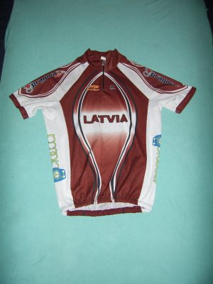 CAMISETA DE CICLISMO SELECCIÓN DE LETONIA (d)